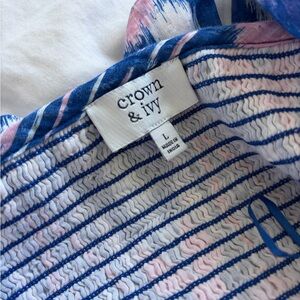 crown & ivy  Smocked Maxi Dress